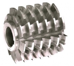 模數(shù)12齒輪滾刀，內(nèi)孔40，外160長(zhǎng)度160 2600元左旋滾刀